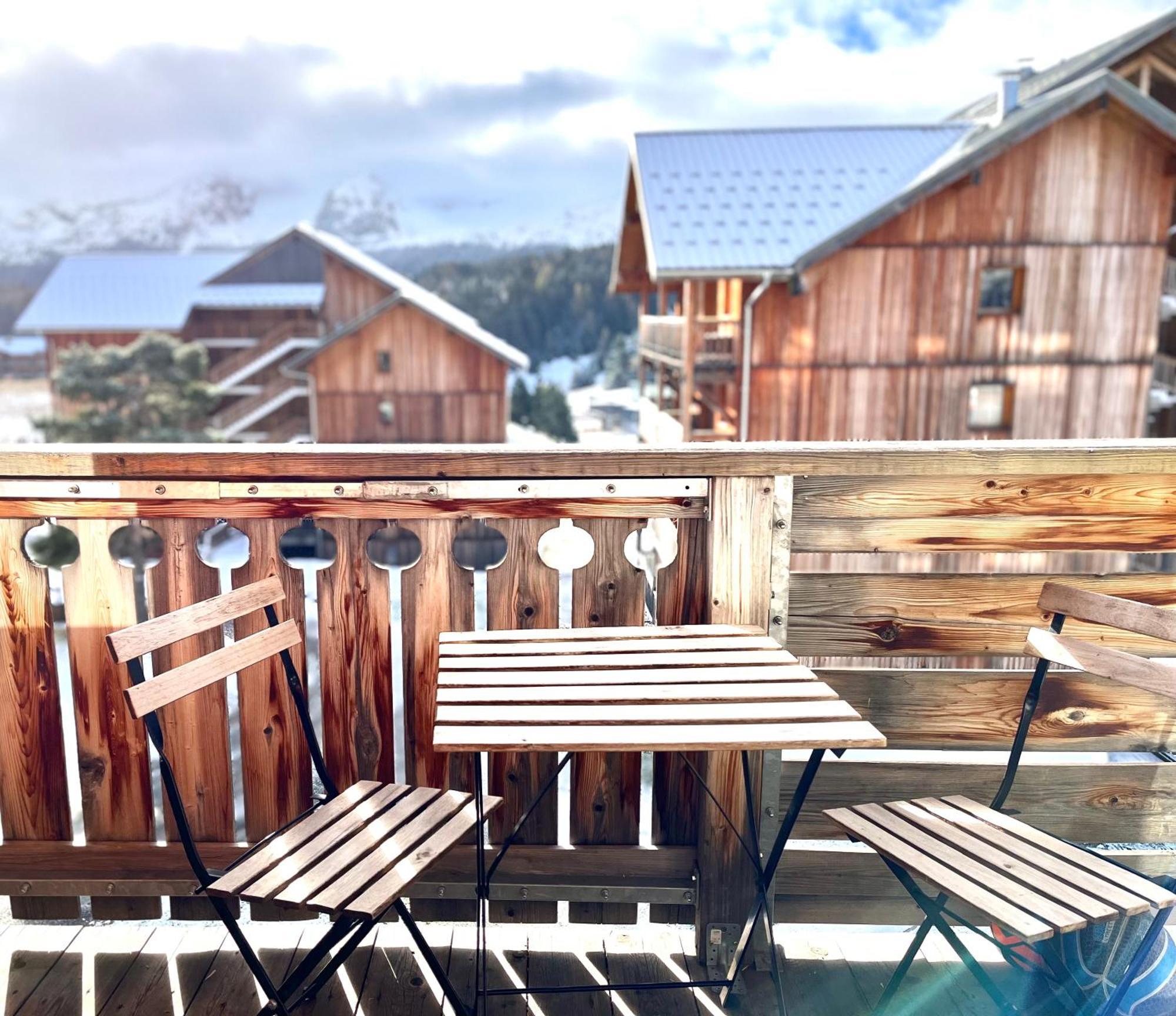 Appartement Chalets Du Super D Le Devoluy Exterior foto